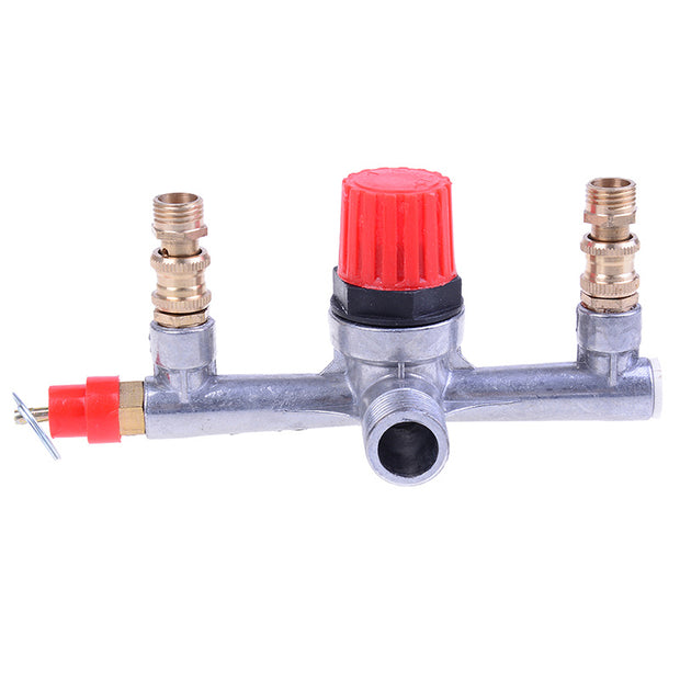 Durable regulator valve for small air compressors, featuring precise pressure control and stable airflow.