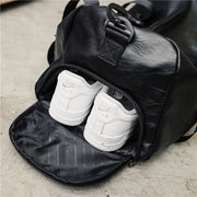 Portable travel bag full luggage
