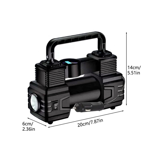 Air Compressor 12V Heavy Duty Portable Electric Car Tyre Inflator 150PSI UK the