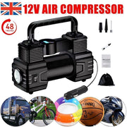Air Compressor 12V Heavy Duty Portable Electric Car Tyre Inflator 150PSI UK the