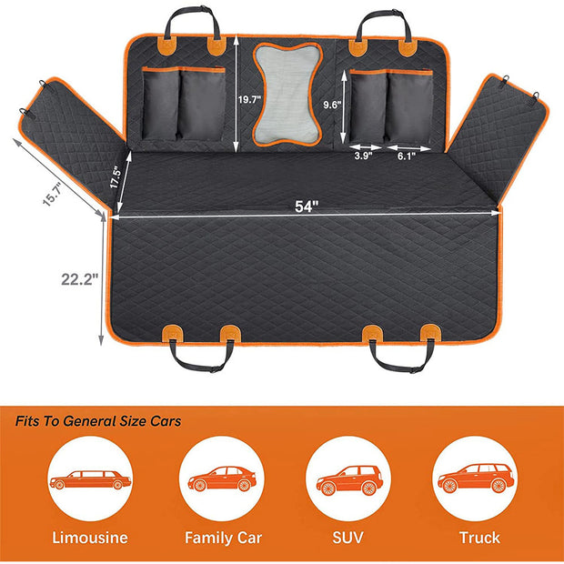Waterproof Pet Mat For Car Rear Seats