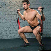 Pilates Bar Kit With Resistance Bands Portable