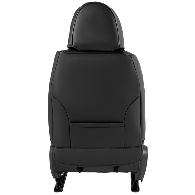 Seat Covers Universal Car Seat Covers Full Set Seats Front And Rear Seat 13pcs Faux Leather Seat Cover Full Enclosed Design Detachable Headrest And Airbag Compatible For Most Car SUV Truck