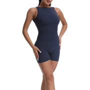 European And American Sports Back Shaping Yoga Jumpsuit Skinny Peach Hip