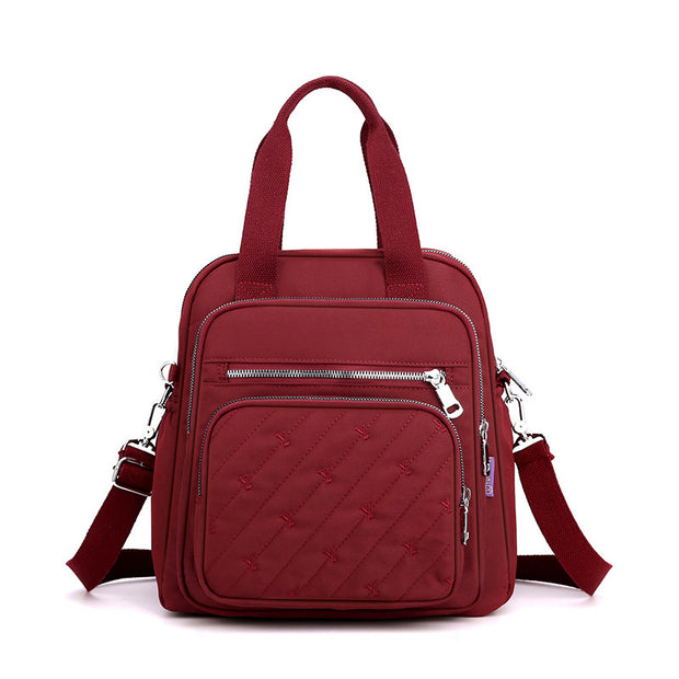 Usb Mobile Phone Charging Multi-purpose Ladies One-shoulder Double-shoulder Mommy Travel Bag