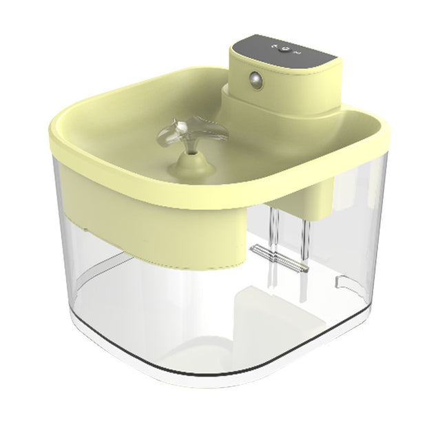 Induction Wireless Cat Water Fountain Large Capacity