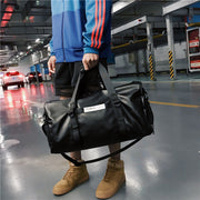 Portable travel bag full luggage