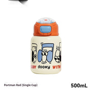 Children's Thermos Mug Baby Straight Drink Cup Infant School Water Bottle