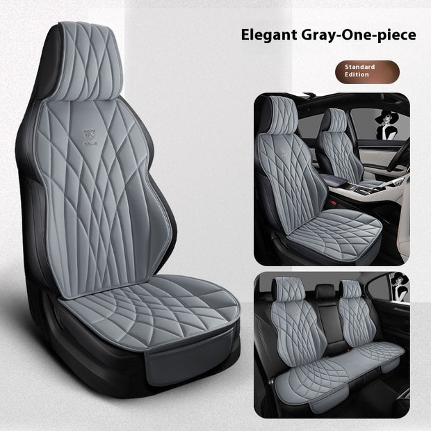 Car Universal Leather Semi-surrounded High-end Five-seat Seat Cover