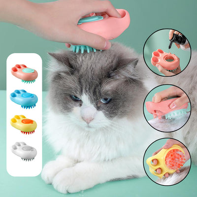 Durable Cat Paw Bath Brush Fine Foaming