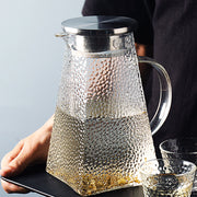 Glass Cold Water Bottle Square Glass Juice Jug Household Goods Drink