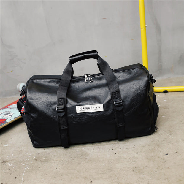 Portable travel bag full luggage 
