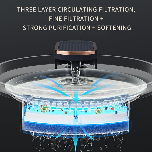 Automatic Pet Cat Water Fountain Mute Water