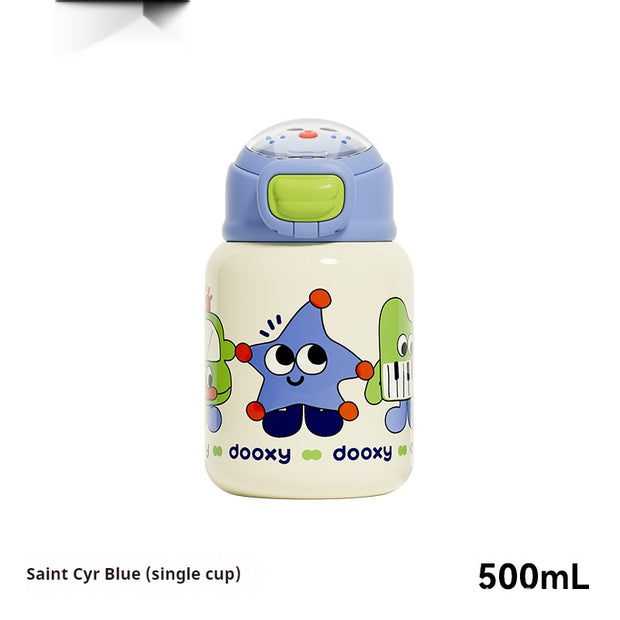 Children's Thermos Mug Baby Straight Drink Cup Infant School Water Bottle