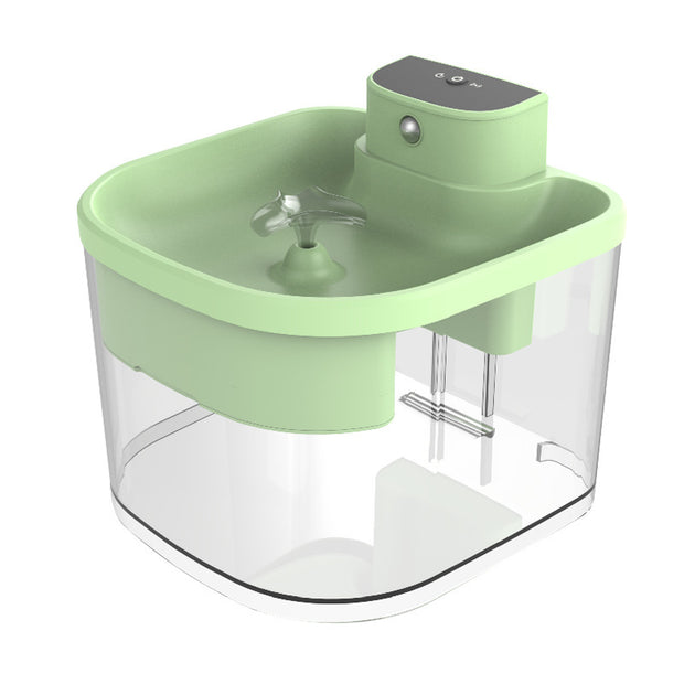 Induction Wireless Cat Water Fountain Large Capacity