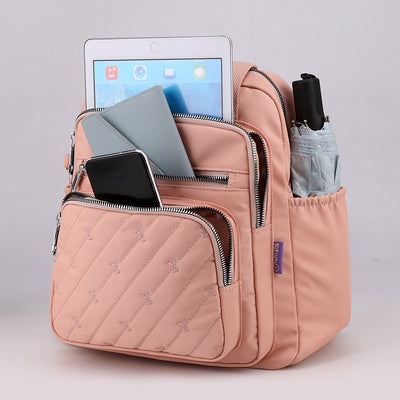 Usb Mobile Phone Charging Multi-purpose Ladies One-shoulder Double-shoulder Mommy Travel Bag